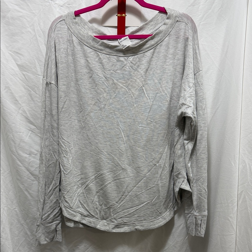All in Motion Women's Light Gray Sweatshirt